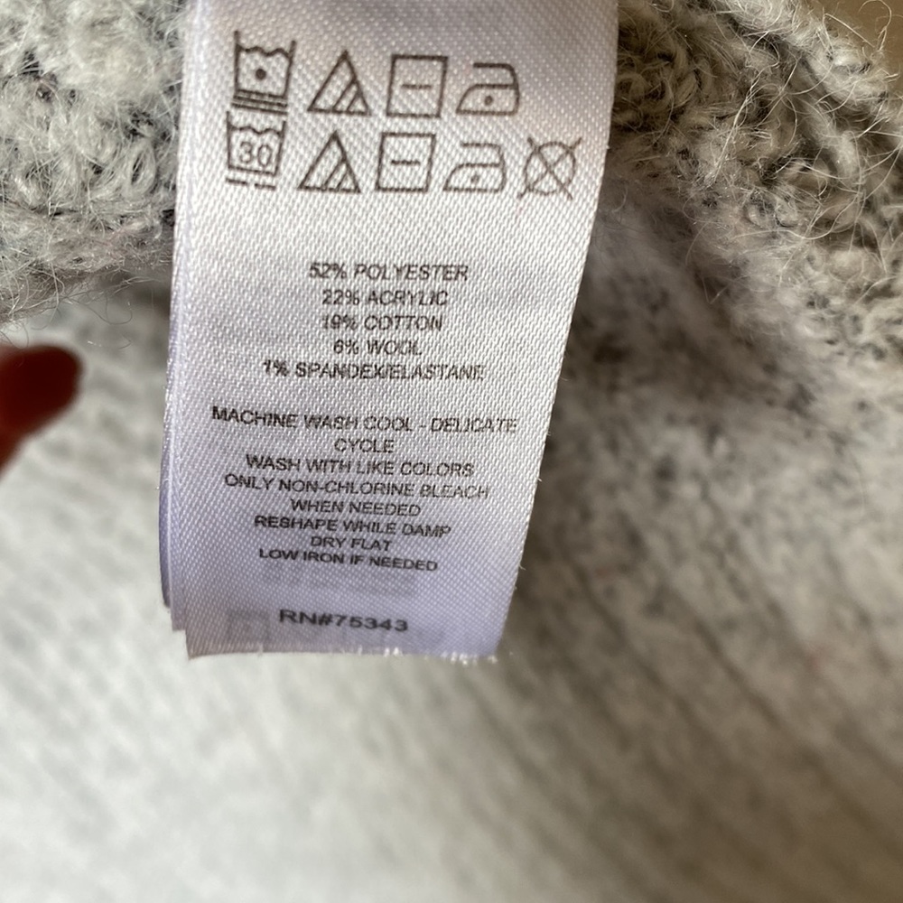 Jessica Simpson wool blend knee length cardigan - Picture 4 of 6